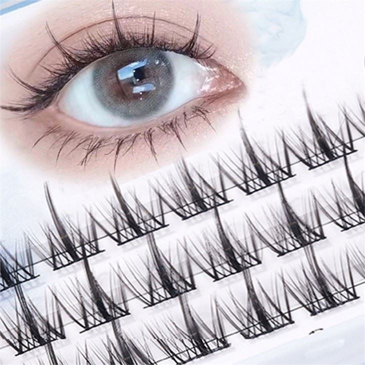 Pestañas de racimo de bricolaje