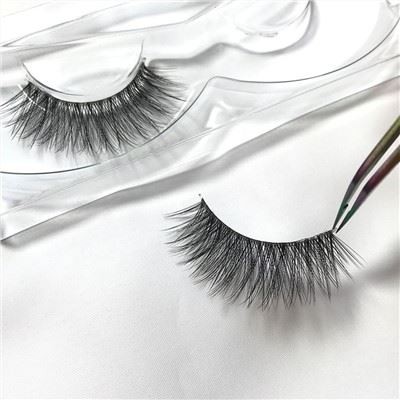 Banda transparente de pestañas naturales 3D